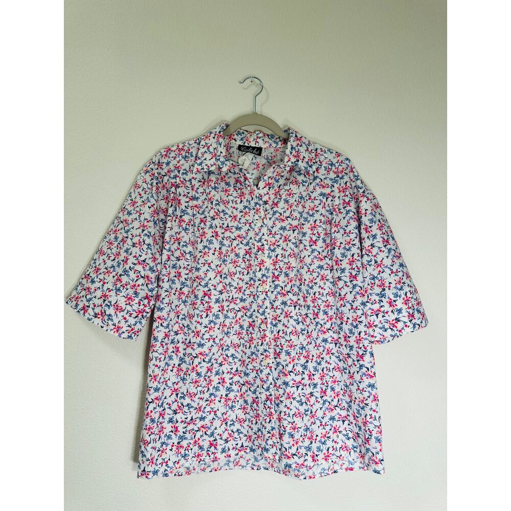 Vintage Floral Button Up
